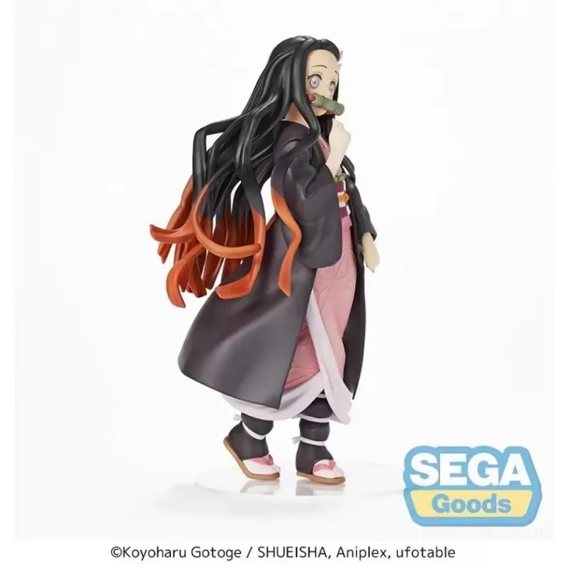 In Stock SEGA Genuine Original Demon Slayer Kamado Tanjirou Nezuko PVC Anime Figures Toys Collection Gifts view 6