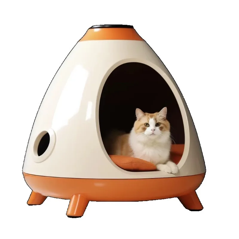 Rocket Shaped Cat Nest Modern Pet Furniture Cat House for Interior Decoration for Pet Toys and Supplies