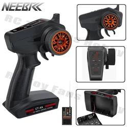 NEEBRC CT-4A 4CH Radio Control 2.4GHZ FHSS System Transmitter 300m Distance 2S 4V-9V with F-04A Receiver for RC Car Boat