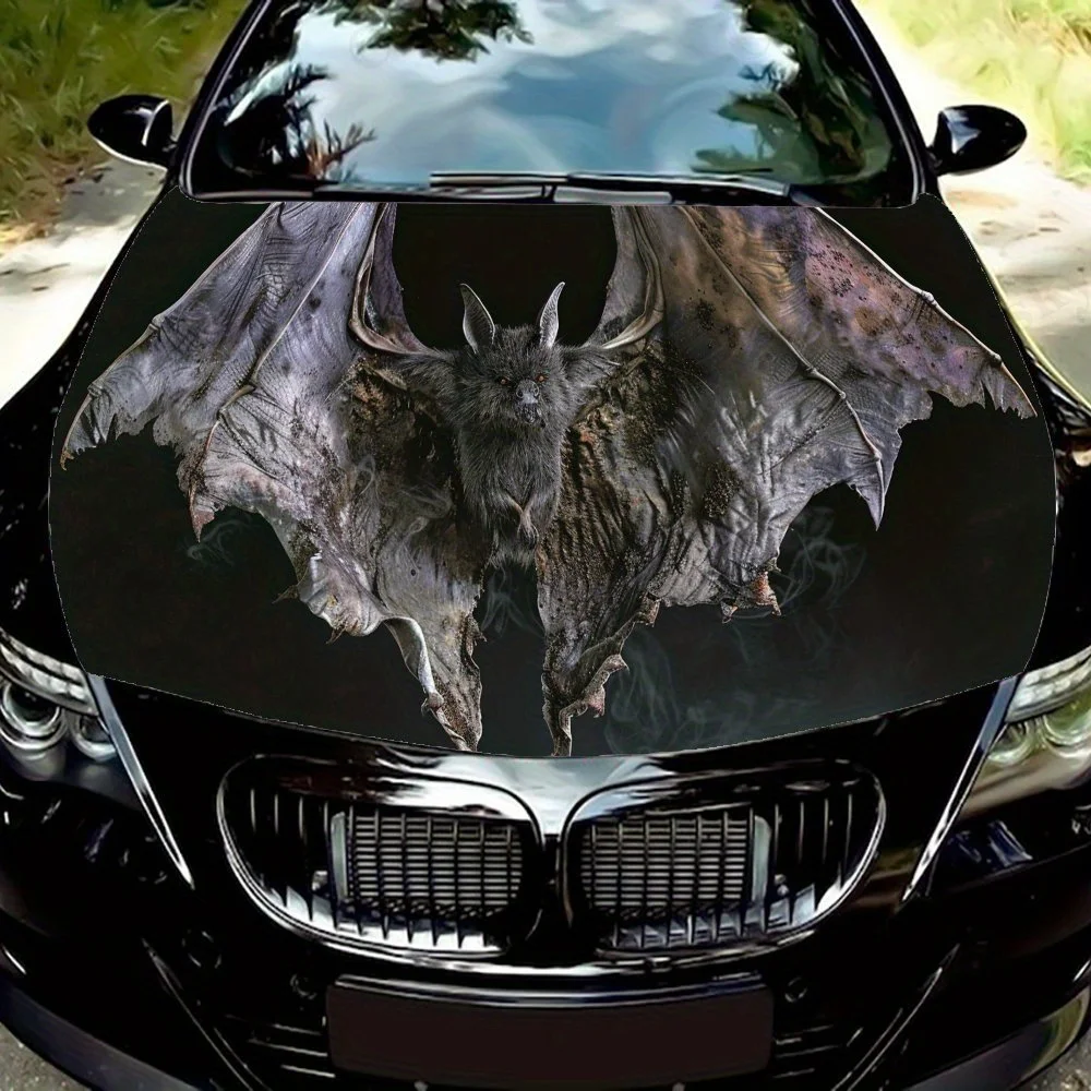 

Nightmare Bat Pattern car hood stickers, waterproof self-adhesive, scratch resistant, easy to stick, durable car PVC stickers, c