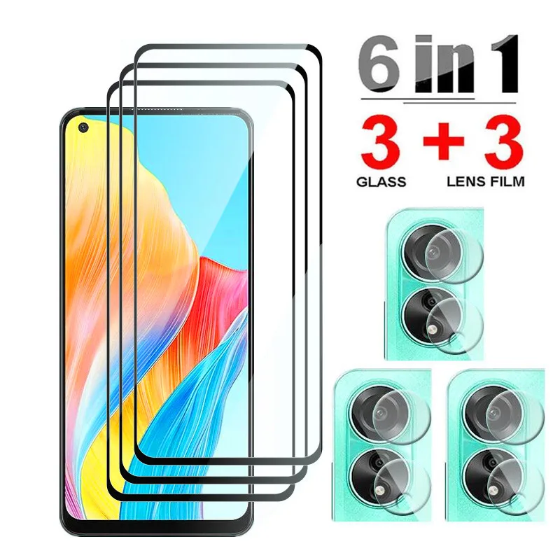 Tempered Glass For OPPO A78 4G Screen Protector Front Mirror Film For OPPO A78 4G Soft Camera film CPH2565