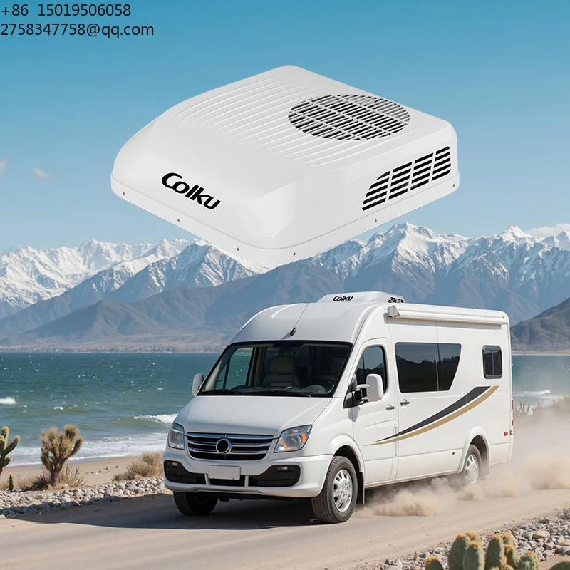 For GCB25A Durable 12V RV Air Conditioner with 2300W Cooling Capacity R32 Refrigerant COP 3.0 380m/h Evaporator Air Volume