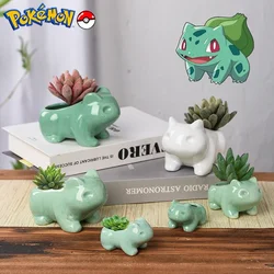 Pokemon Bulbasaur Ceramiczna Doniczka Kreatywne Ozdoby Śliczne Sukulenty Rośliny Zielone Rośliny Doniczka Ogród Dekoracja Podwórka