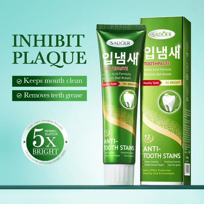 amino acid Whitening Toothpaste for Refreshing Breath, Brightening White Teeth,Yellowing Teeth,Cleaning and Staining Removal