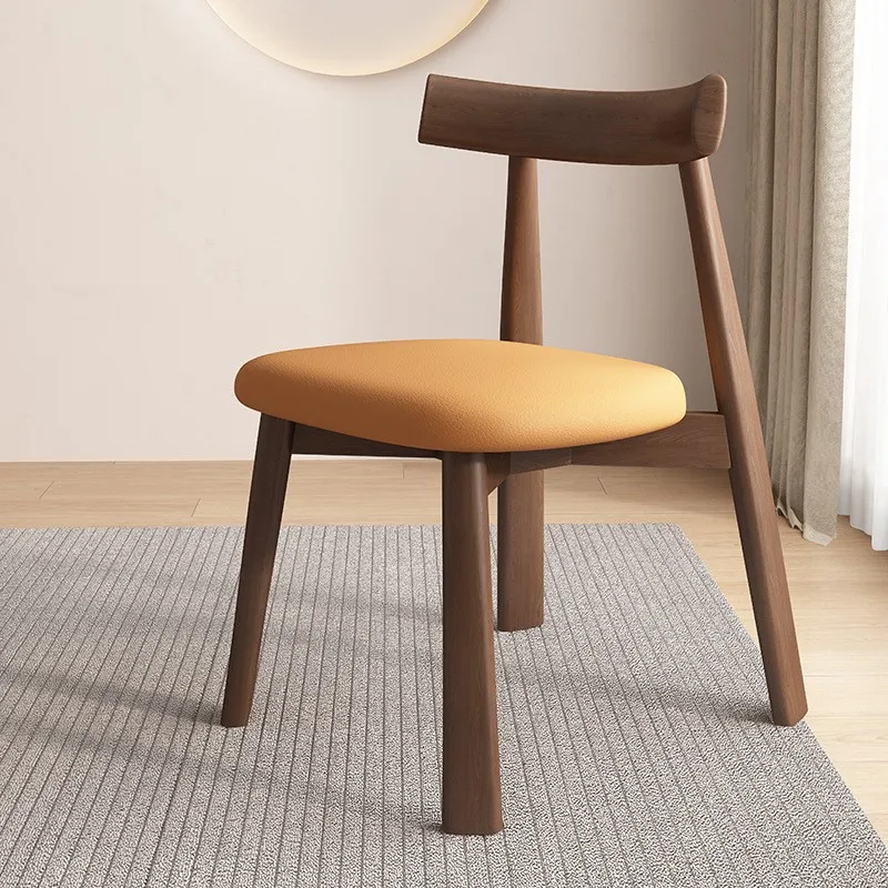 

Household Nordic Italian light luxury restaurant back chair