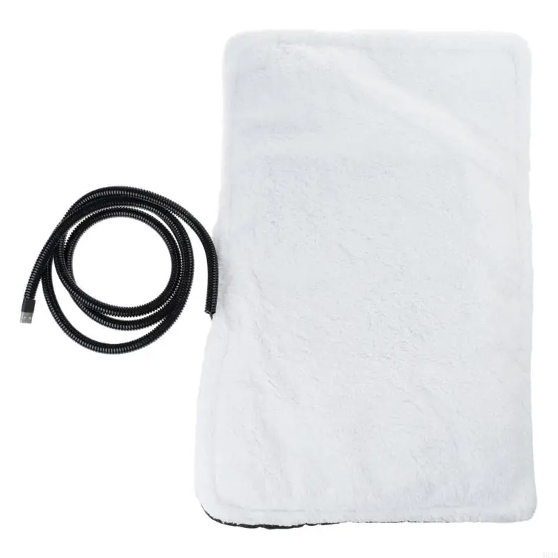 462E Anti Chew Tube Protections USB Heated Mat For Small Large Pets Fabric Material Low Power Design