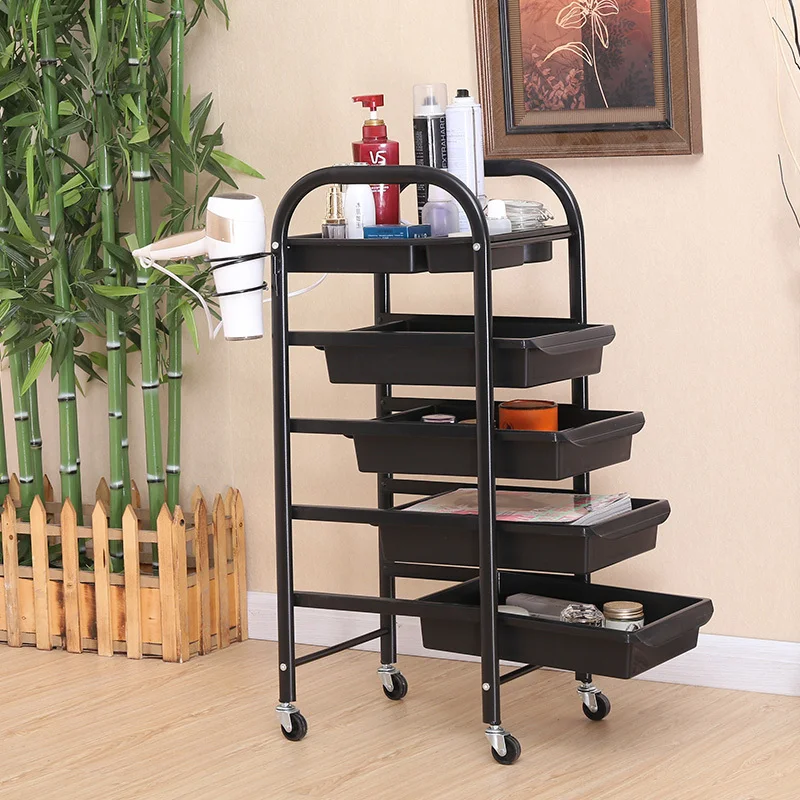 Medical Trolley Organizer Cart Wheels Cosmetic Table Aesthetic Roulette Storage Shopping Drinks Iron Rollwagen Auxiliary Drawers