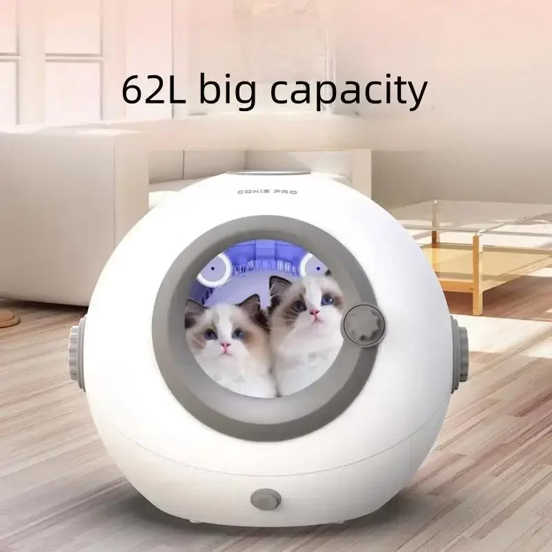 Intelligent Constant Temperature Pet Dryer Cat and Dog Drying Tool 220V Hair Dryer for Dogs Cats Light/oxygen Dual Disinfection