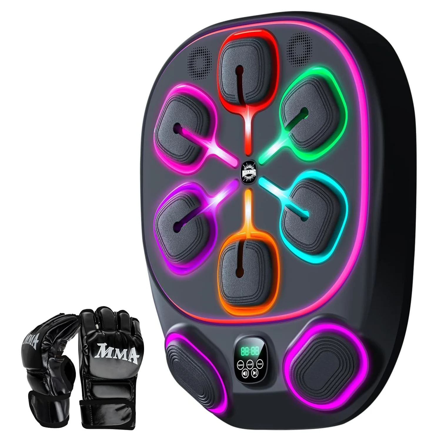 RS OEM Factory New Style Music Boxing Machine Smart Target Punching Bag Fitness Boxing Training Equipment With Boxing Gloves