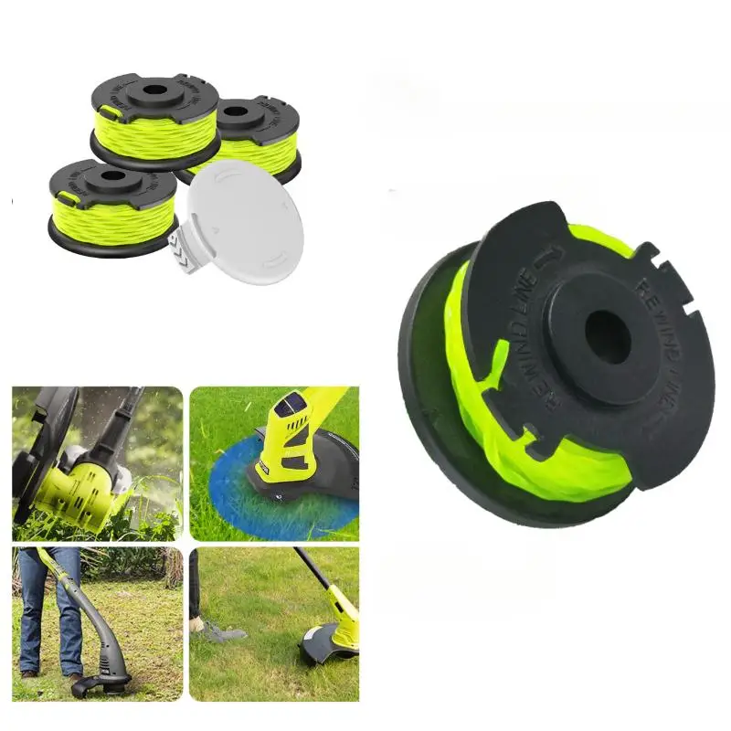 1Pc Pengganti Spool Pemotong Rumput Plastik Untuk Ryobi RAC143 36V 20FT Auto Feed Cordless Weed Eater Spool Line Alat Kebun