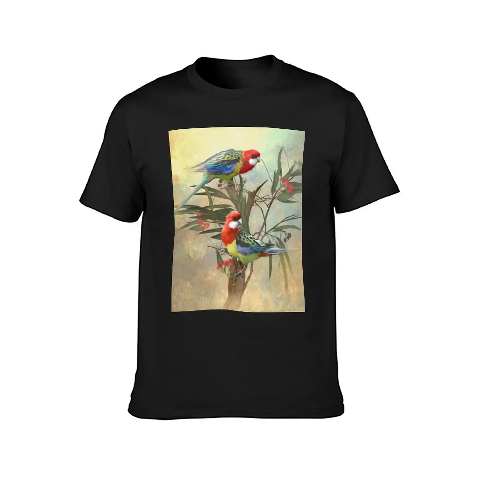 Eastern Rosella T-Shirt animal prinfor boys blanks Men's cotton t-shirt