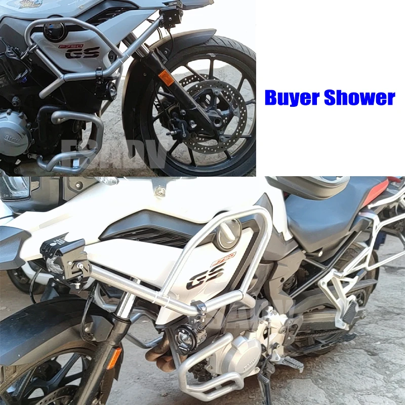 Upper Lower Engine Guard Crash Bar Tank Bumper Stunt Cage Fairing Protection For BMW F750GS F850GS F 750GS 850GS 2018-2023