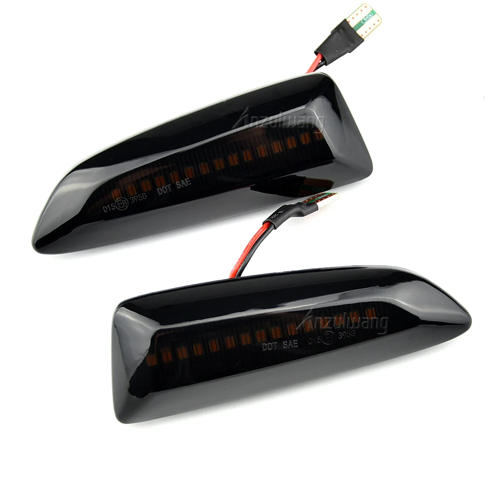 2PCS Led Dynamic Side Marker Turn Signal Light Sequential Blinker For Opel Astra J Astra J K Zafira C Insignia B Grandland X