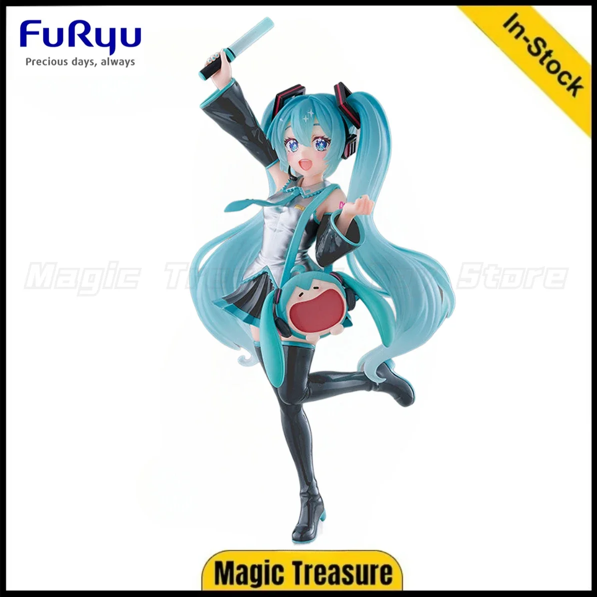 【en-stock】figurines-originales-furyu-tenitol-piapro-hatsune-miku-uwa-series-soft-smile-pain-bag-ornements-et-jouets
