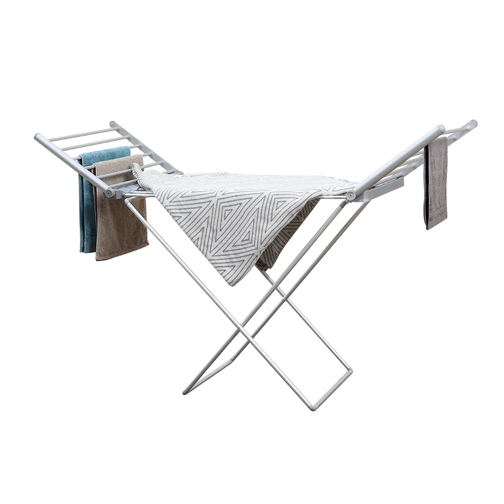 Portable Clothes Airer with Wings 230W Electric Heated Clothes Dryer Folding Energy-Efficient Laundry Drying Rack Indoor Airer