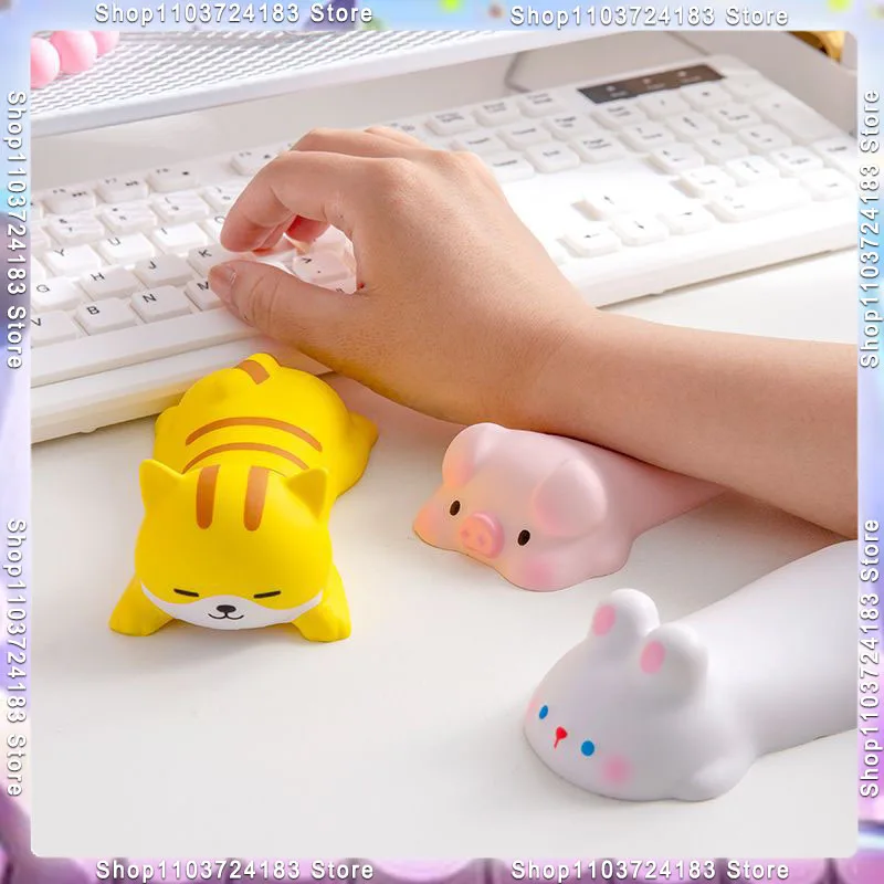 MINISO New Cute Wrist Rest Support For Mouse Pad Computer Laptop Arm Rest For Desk Ergonomic Kawaii Slow Rising Squishy Toys