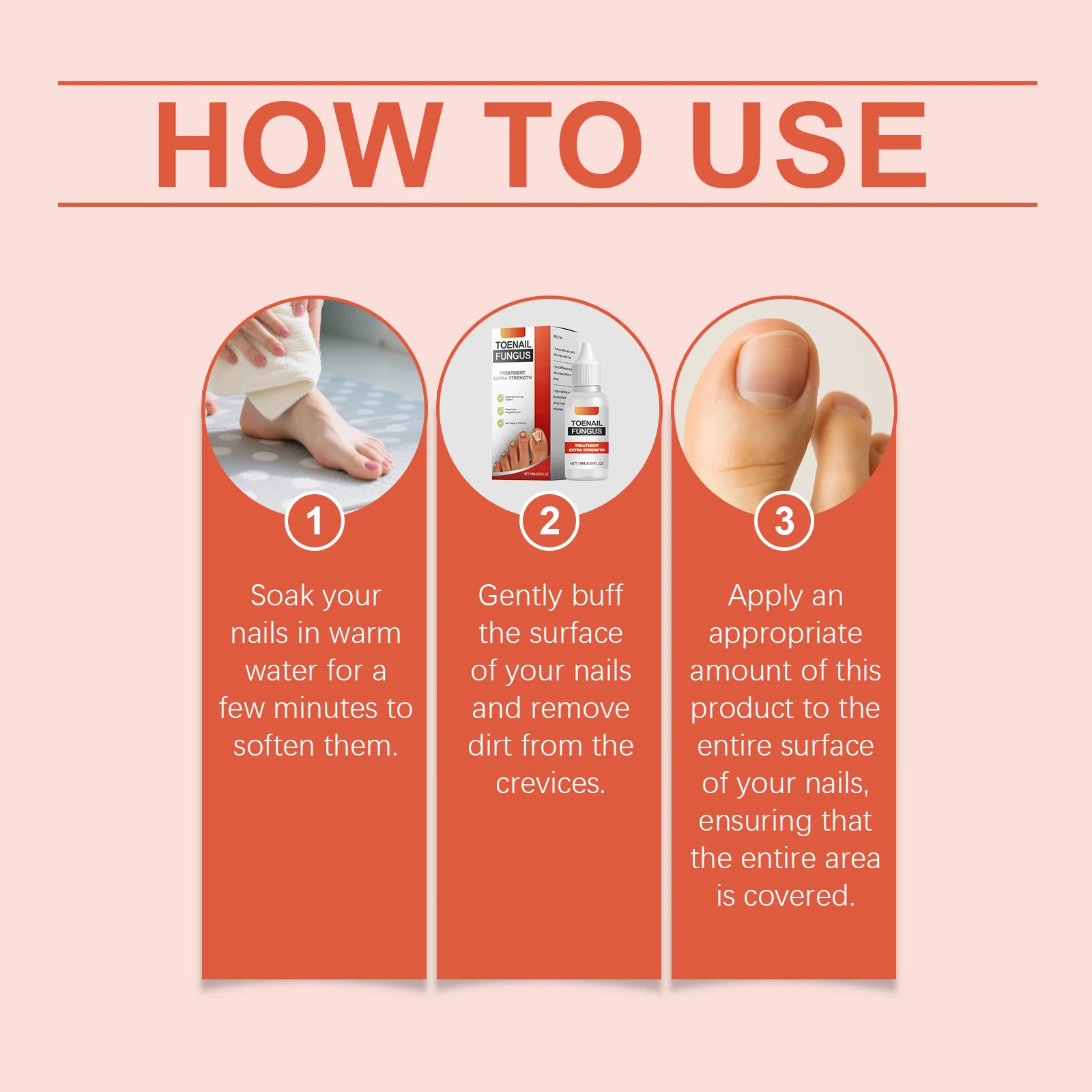 เซรั่มรักษาเชื้อราเล็บเท้า สูตรเข้มข้นพิเศษ แก้เล็บหักงอ ซ่อมแซมเล็บที่หนา ดำคล้ำ เลือนสี หรือเสียหาย บำรุงและฟื้นฟูเล็บเท้า ขนาด 15 มล.