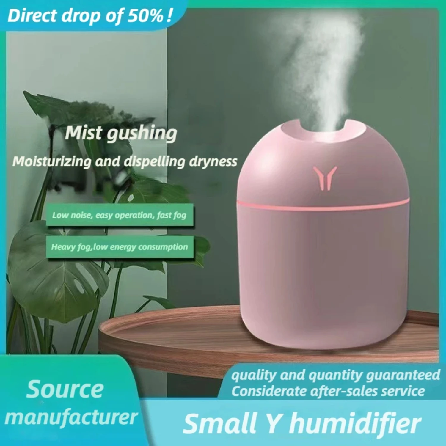 Large Quiet USB Aromatic Essential Oil Diffuser Humidifier - 250ml Capacity for Bedroom and Car - Silent Operation Y Humidifier 