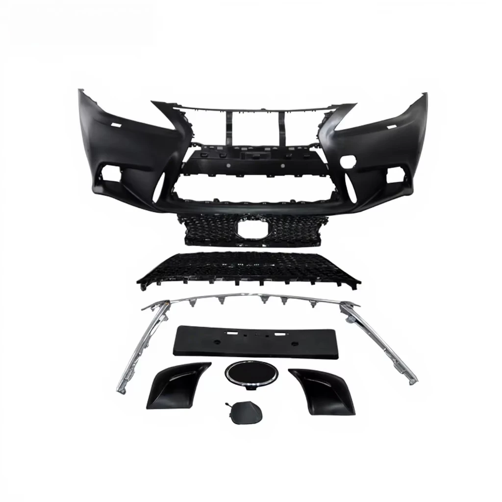 

IS Modified Fiberglass Ventilated Big Mouth Front Bumper with Grille for 2006-2013 250 200C 350C