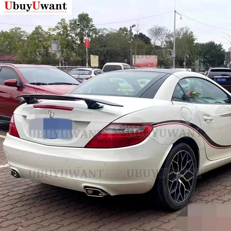 Rear Trunk Roof Car Wing Boot Lip ABS Plastic For Benz-Benz SLK Spoiler SLK320  R171 R172  06-13 SLK200 SLK280 SLK300 SLK350