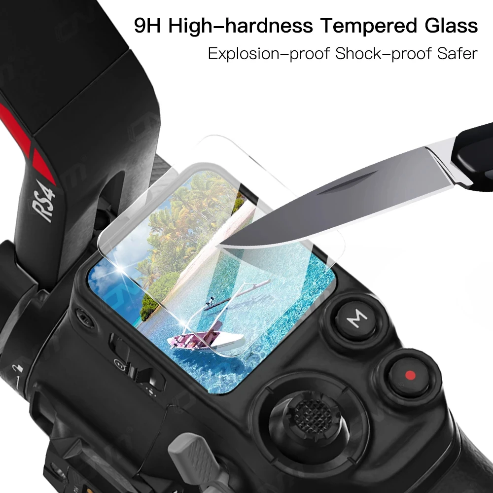 Tempered Glass Film for DJI RS4 / RS4 Pro Screen Protector Anti-scratch 9H Hardness Clear HD Protective Glass Film Accessories