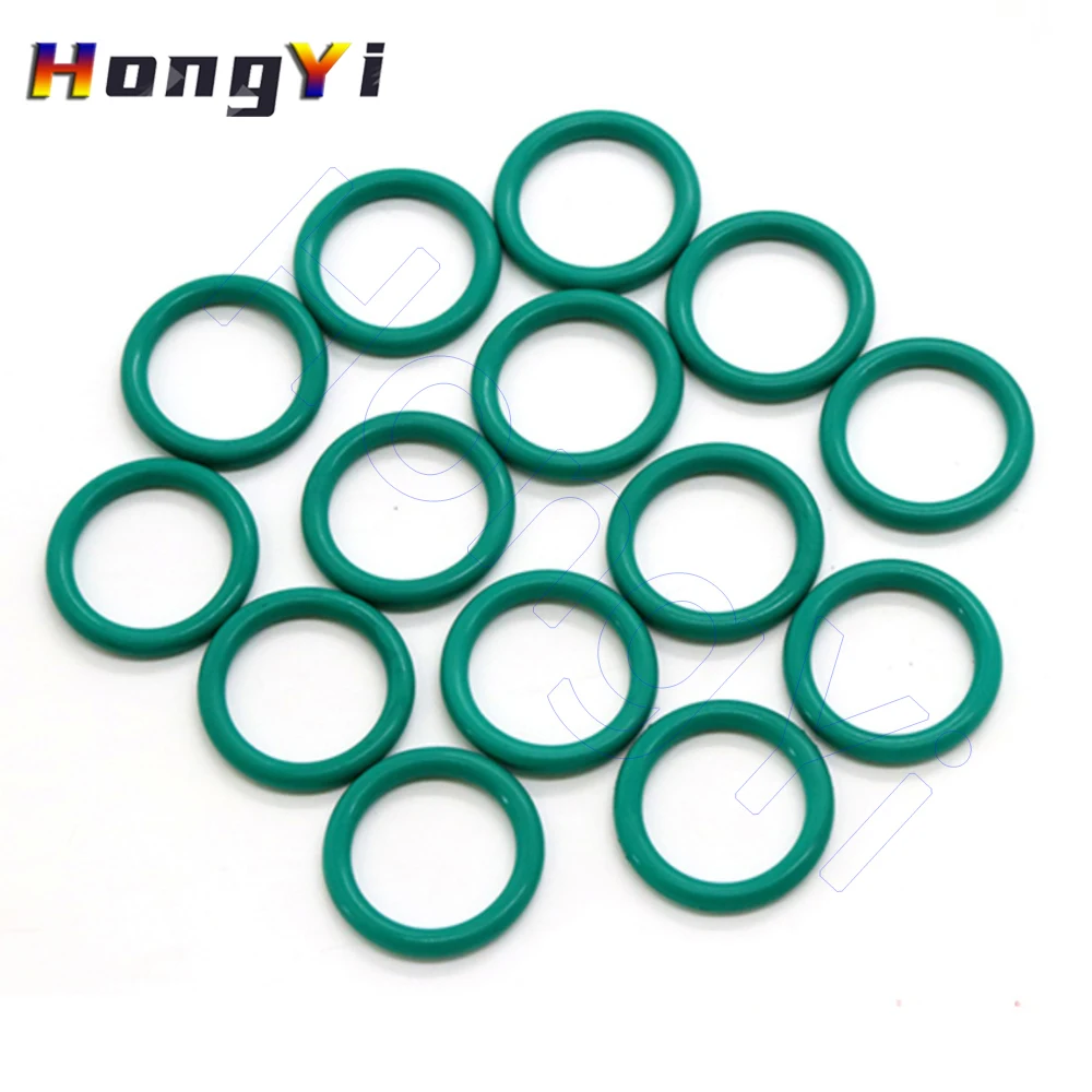 CS 3.1 mm FKM O Ring Fluorine Rubber O-Ring Fluororubber Sealing Gasket Green Washer High Temperature Oil Acid Alkali Resistant