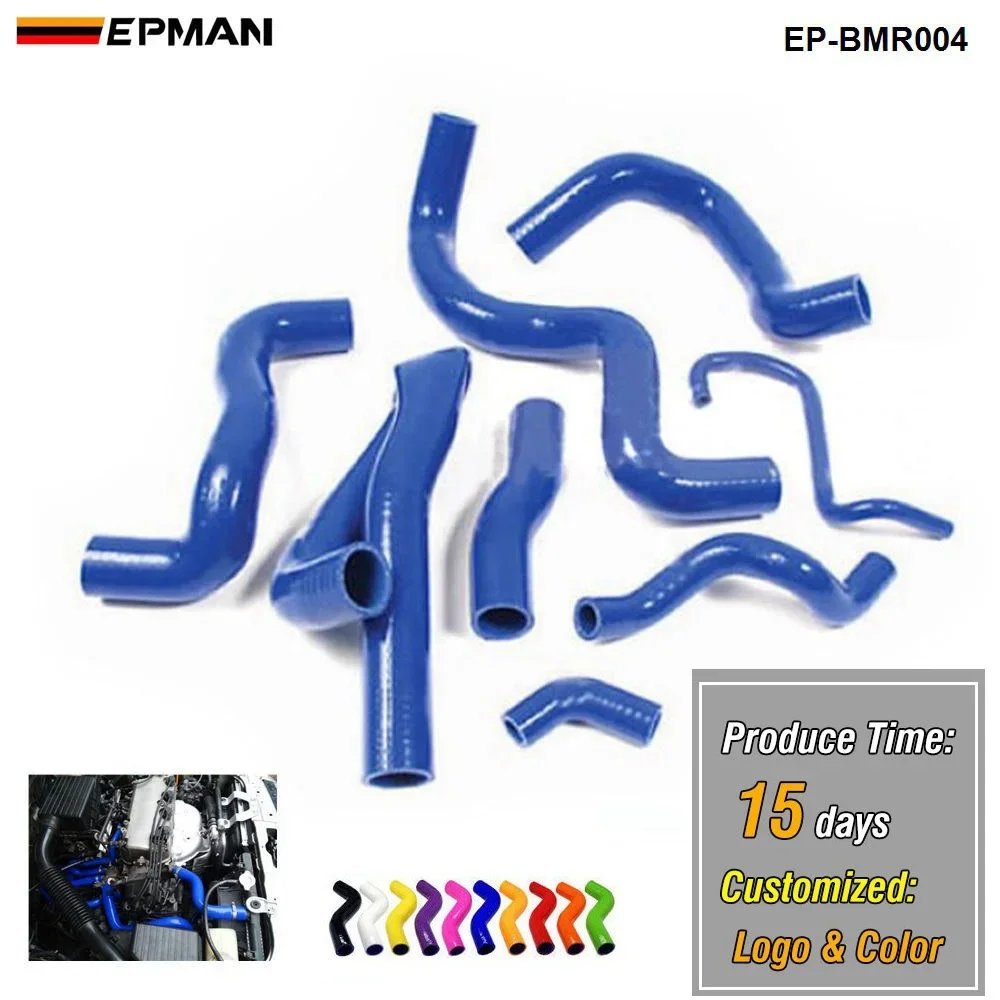 EPMAN Silicone Intercoole Turbo Radiator Intake Hose For BMW Mini R56 Cooper S 07+ (8pcs) EP-BMR004