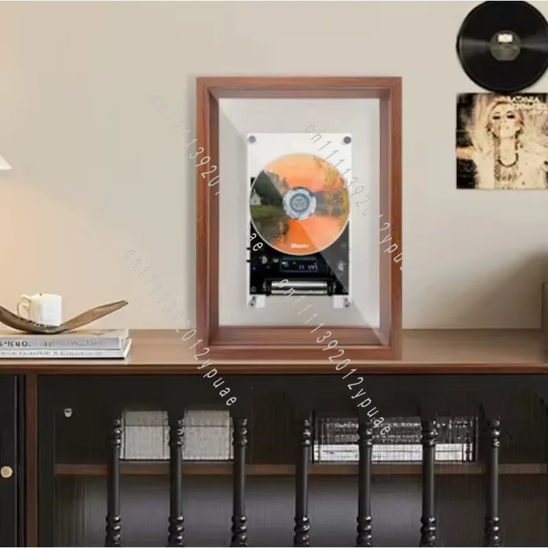Transparent Acrylic Wall Mounted Photo Frame, Desktop & Wall Display Music Picture Frame with Audio Playback Function