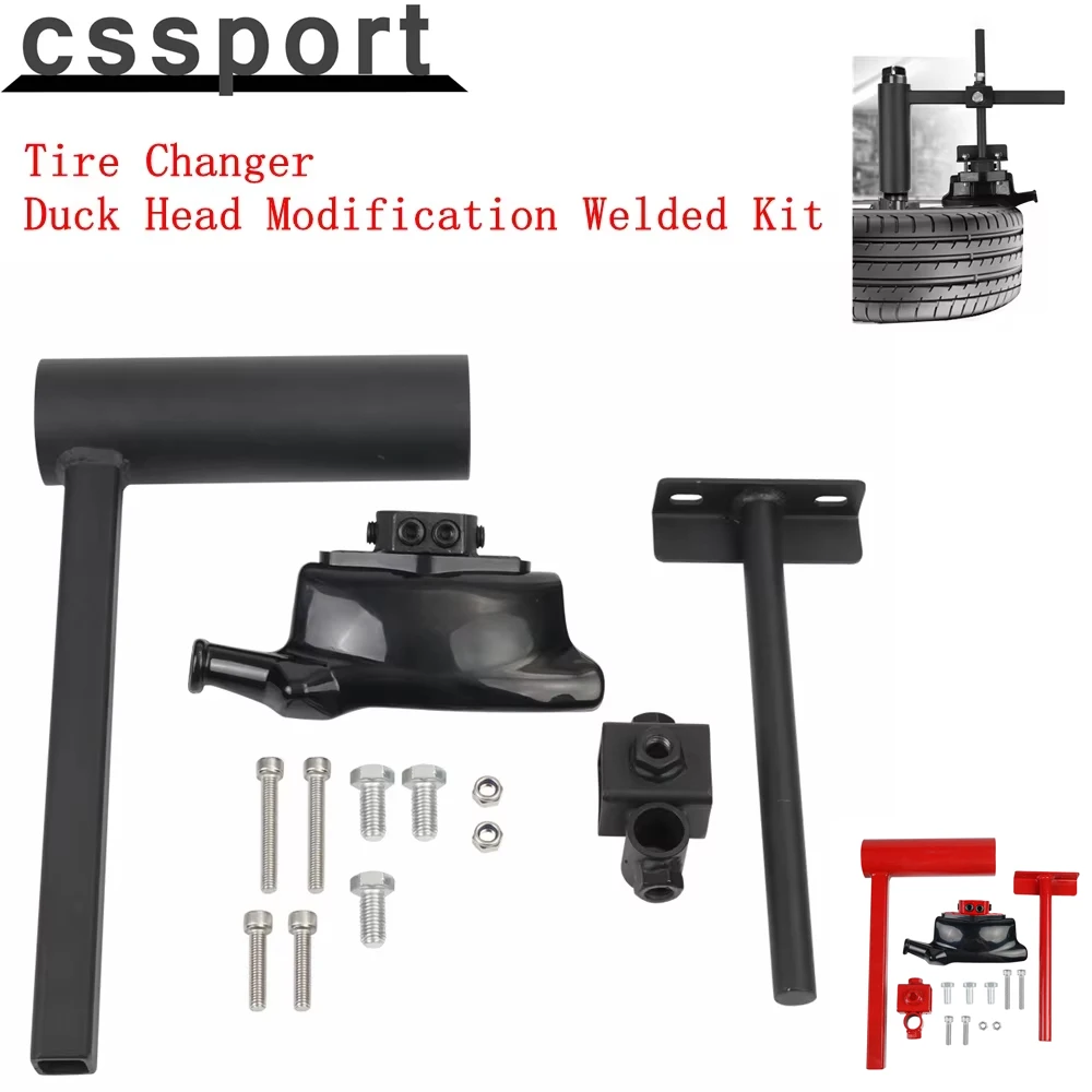 Manual Tire Changer Duck Head Modification Welded Kit Tire Changer Machine Tool Black Fit For Most Car Wheels XLB-1173