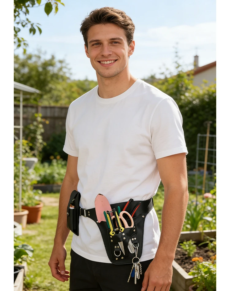 Leather Gardener Carry Pouch F - Gardening Tools China review and price