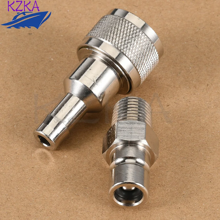 

Разъем топливопровода 033498-10 033496-10 для подвесного двигателя Honda 3/8 "1/4" Npt, штекер, боковой бак 91, и новый хромированный, боковая сторона бака, штекер