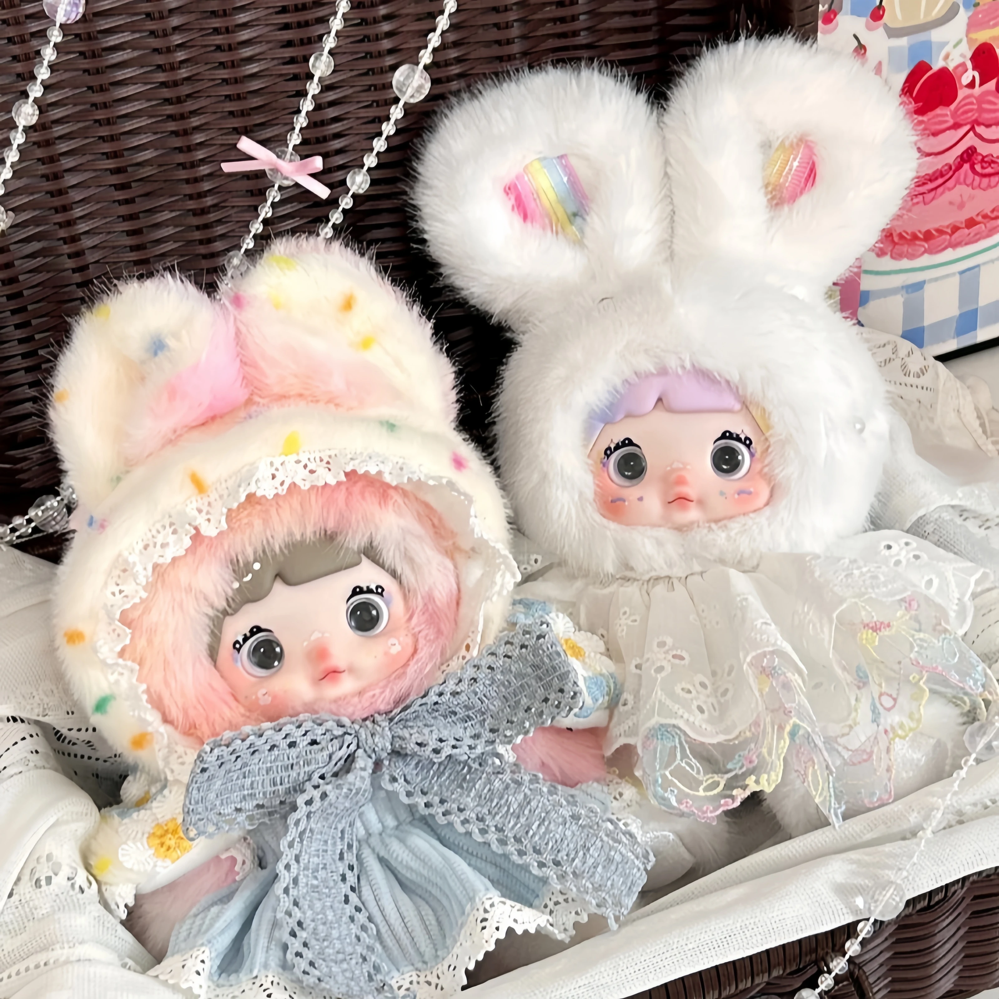 【 Pra-Penjualan 】 Boneka Tren Mode Nommi Nuomi Asli Resmi dengan Kotak Kejutan Peramalan Cuaca, Gantungan Tas Boneka Perempuan, Hadiah Ulang Tahun