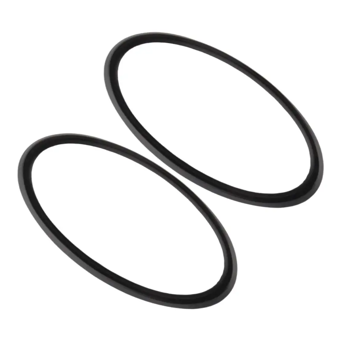 Matte Black Front & Rear Logo Emblem Badge Ring Trim Cover Fit For Subaru BRZ 2022-2025