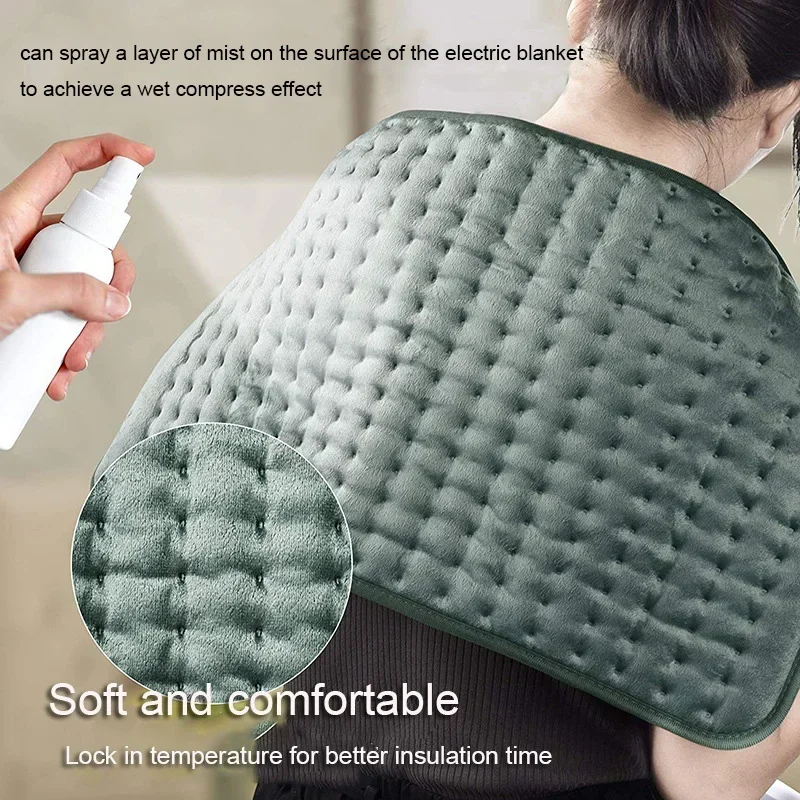 84x43cm Winter Warm Thermal Electric Heating Pad for Home Treatment Blanket Heating Pad Cushion Intelligent Constant Temperature