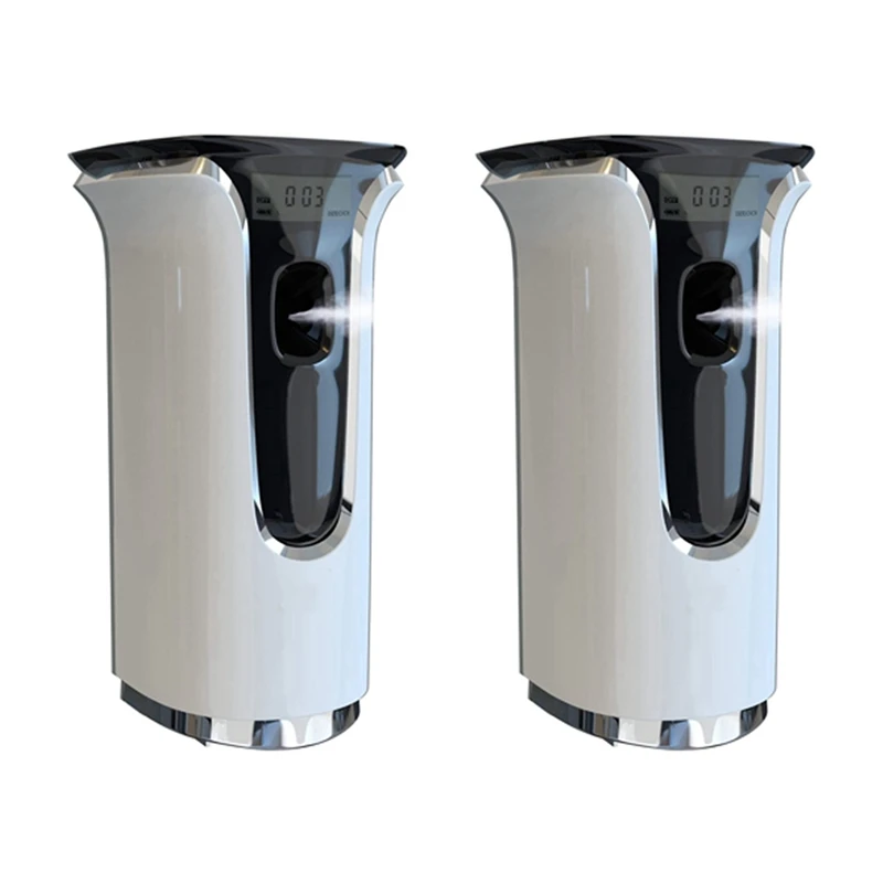 

2X Automatic Air Freshener Spray Dispenser, Scent Dispenser Wall Mount/Free Standing Programmable