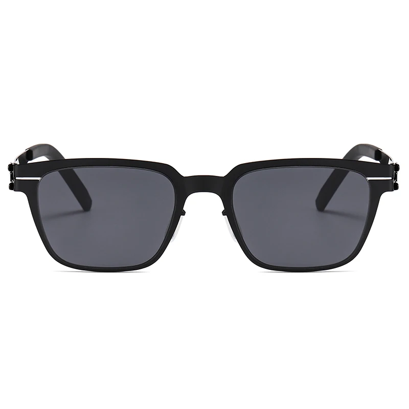 2027 Deutschland Design Sonnenbrille Herren BO Ultraleichte Edelstahl-Biologische Stahl-Klassische Sonnenbrille Damen Outdoor-Fahrsonnenbrille – Detail 6