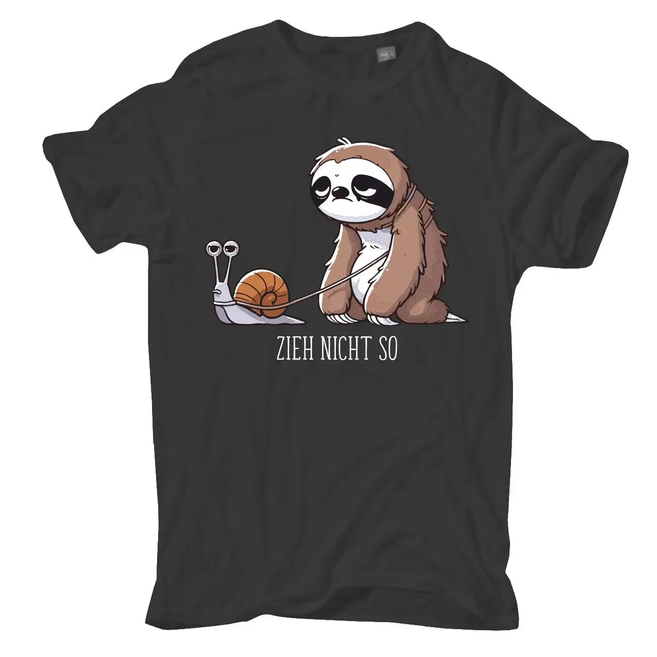 Plus Größen 3XL - 8XL Herren T-Shirt Don't Pull So Sloth Level Sunday Mode