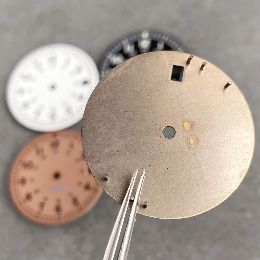 29 مللي متر NH35 الطيار ساعة الطلب وزارة الدفاع اكسسوارات ل NH36 NH38 NH70 NH71 NH72 4R35 4R36 ل التلقائي ساعة رجالية نافذة التاريخ #6