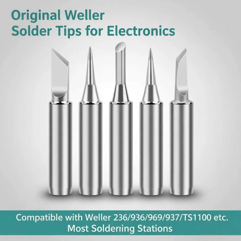 Quick Original Soldering Iron Tips 706W High Frequency for 969 Soldering Iron Cutter Pointed Straight Head 236 Cuved Head