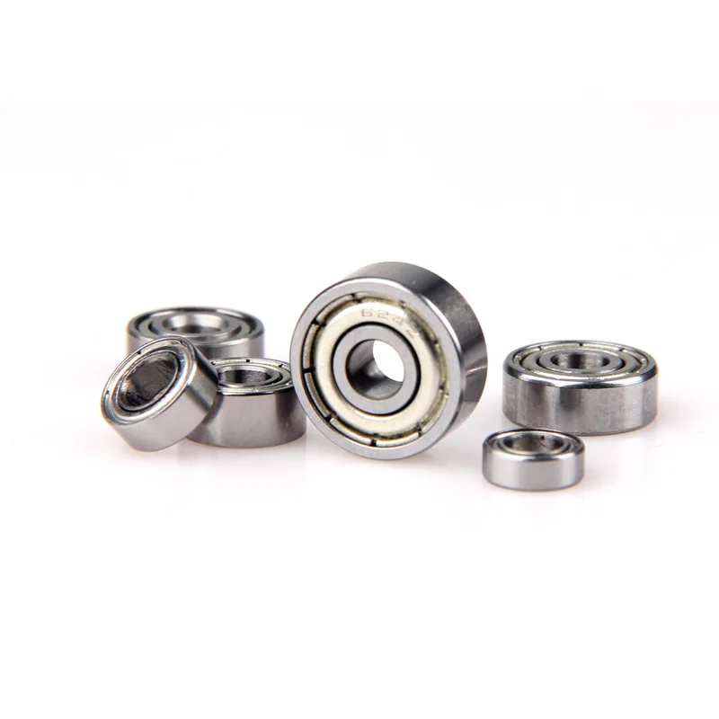 10PCS ABEC-7 Flange Ball Bearing 608zz 623zz 624zz 625zz 635zz 626zz 688zz 3D Printers Parts Deep Groove Flanged Pulley Wheel