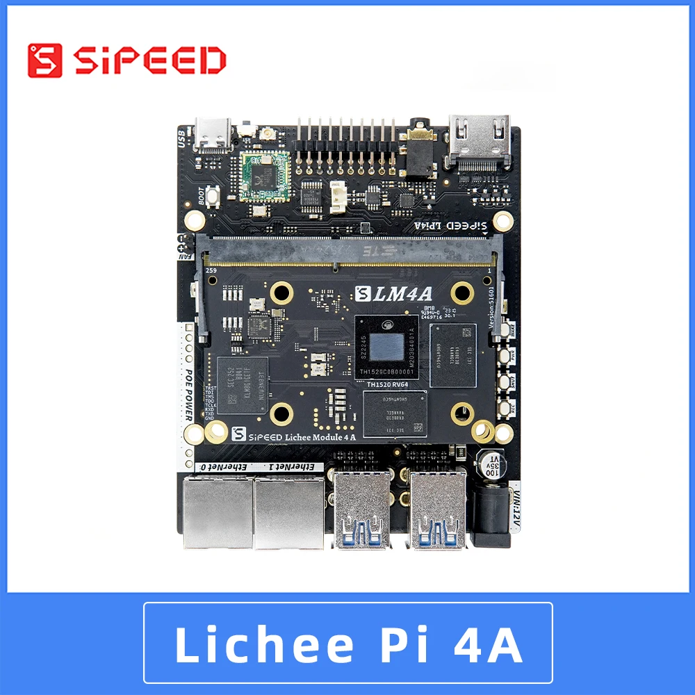 Sipeed LicheePi-Carte de développement Linux SBC, 4A tosc-V TH1520