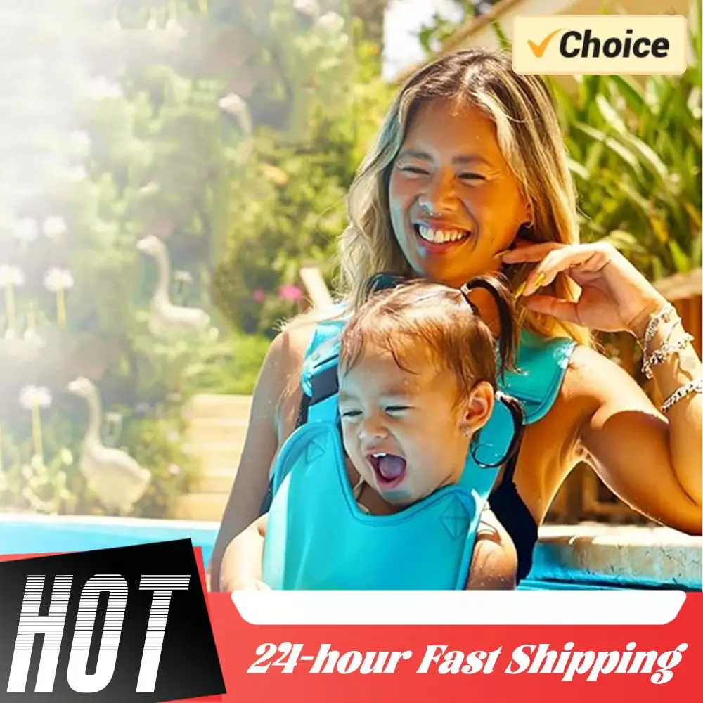 

Легкая переноска для младенцев: нагрудный и поясной крепеж для использования в воде и на суше, для бассейна и пляжа