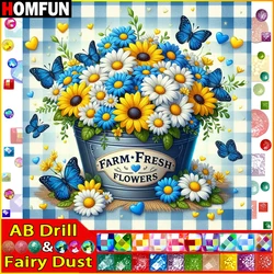 HOMFUN Fairy Dust AB DIY 5D Diamond Painting 