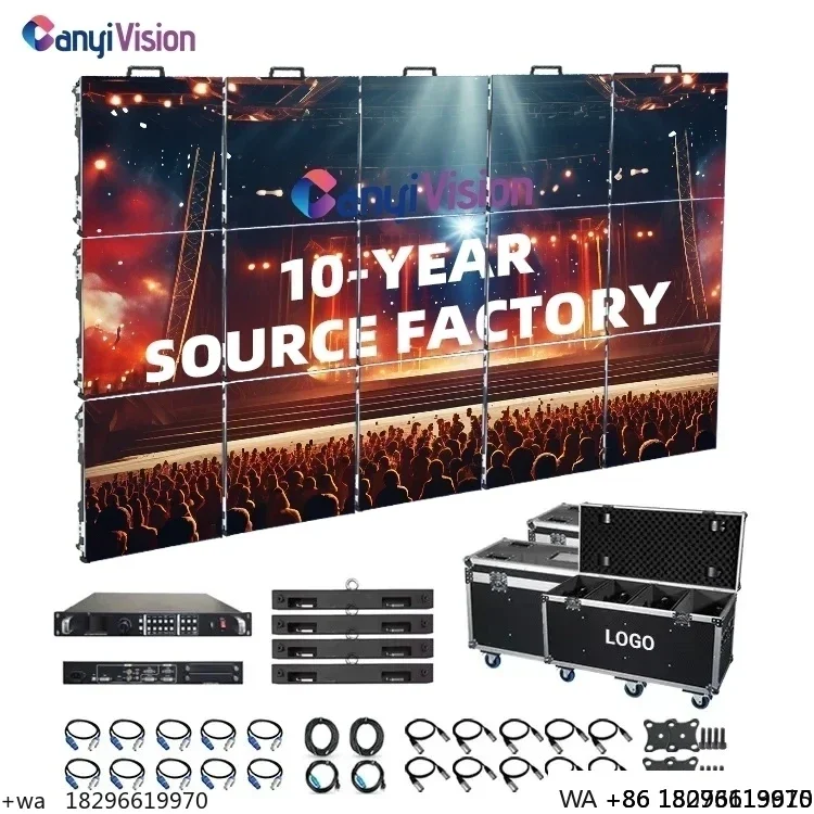 

P4.81 Die Cast Aluminum LED Rental Screen Cost Effective Waterproof for Stage Advertising