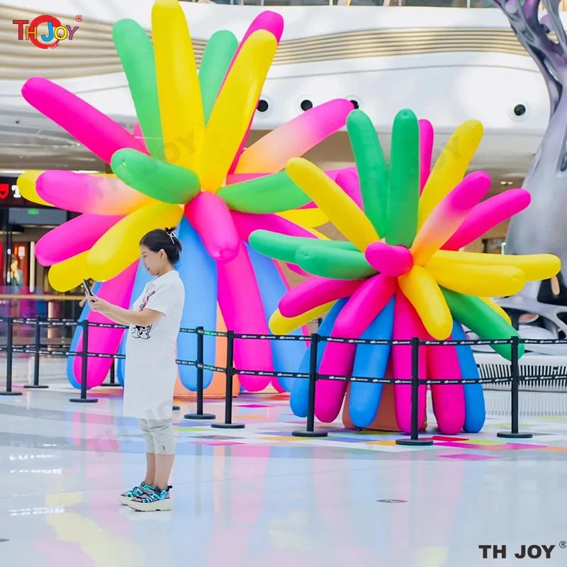 5m Tall Inflatable Fire model for party