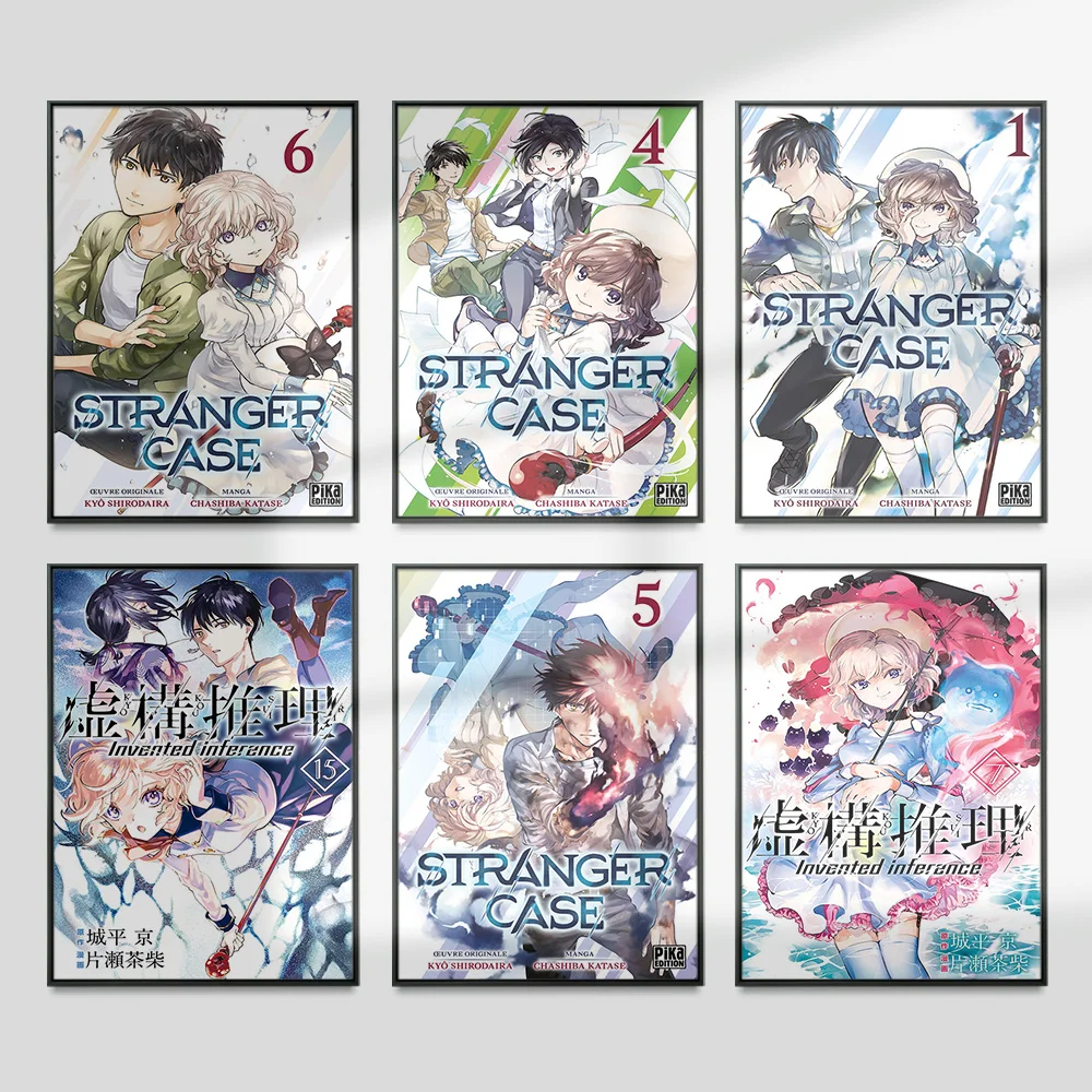 Invented Inference Japanese Anime Art Print Poster Manga Character Wall Stickers Decor Canvas Painting