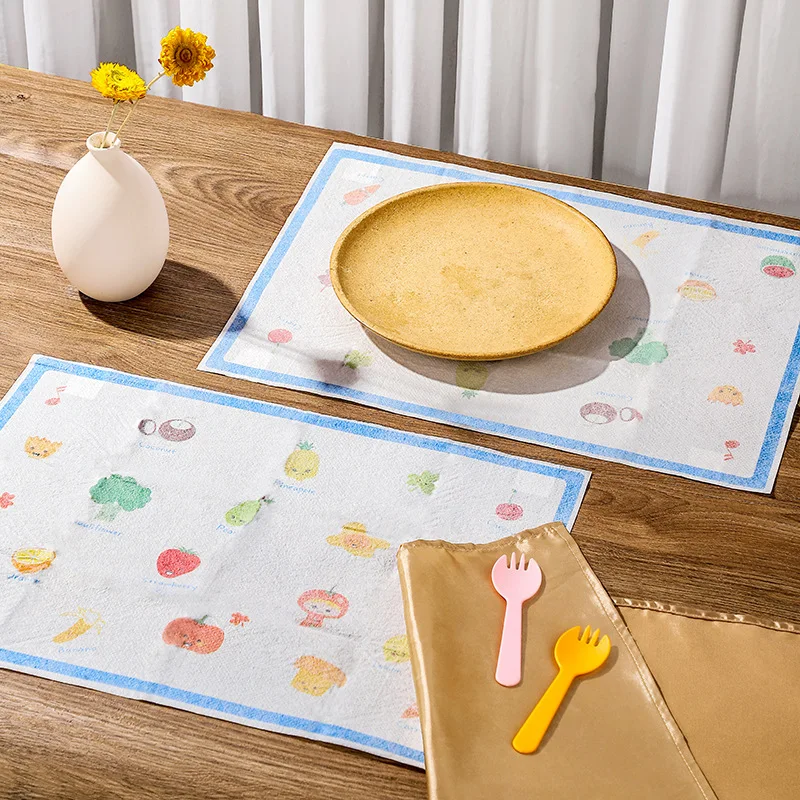 20PCS Disposable Placemats for Baby Toddle Feeding Stick-On Disposable Table Mats Portable for Travel Home High Chair - view 4