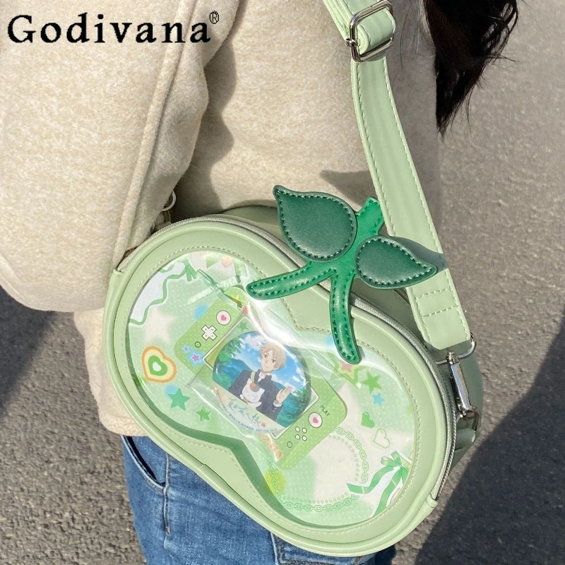 

Japanese Original Anime Large Capacity Lolita Pain Bag 2025 New Cartoon Cute Girl Daily Commute Casual Shoulder Bag