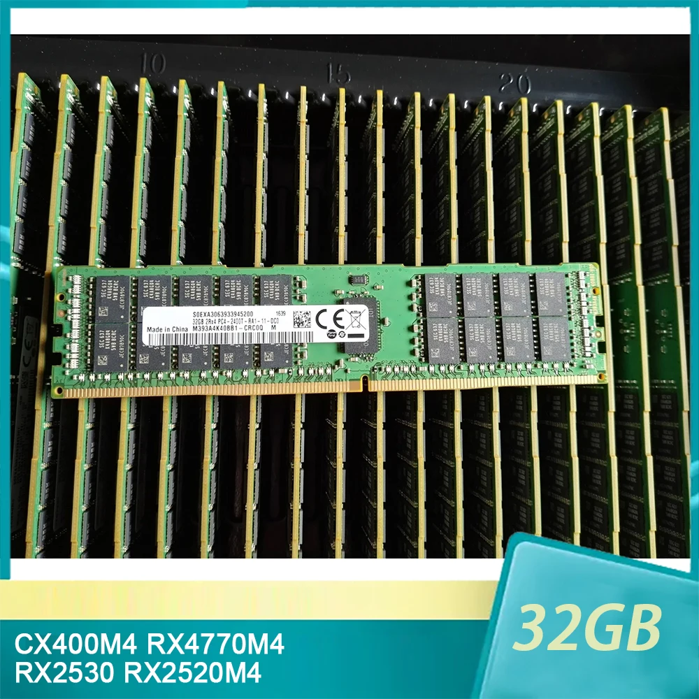 1 Pcs CX400M4 RX4770M4 RX2530 RX2520M4 32G 32GB 2400 REG 2RX4 DDR4 For SK Hynix Memory RAM