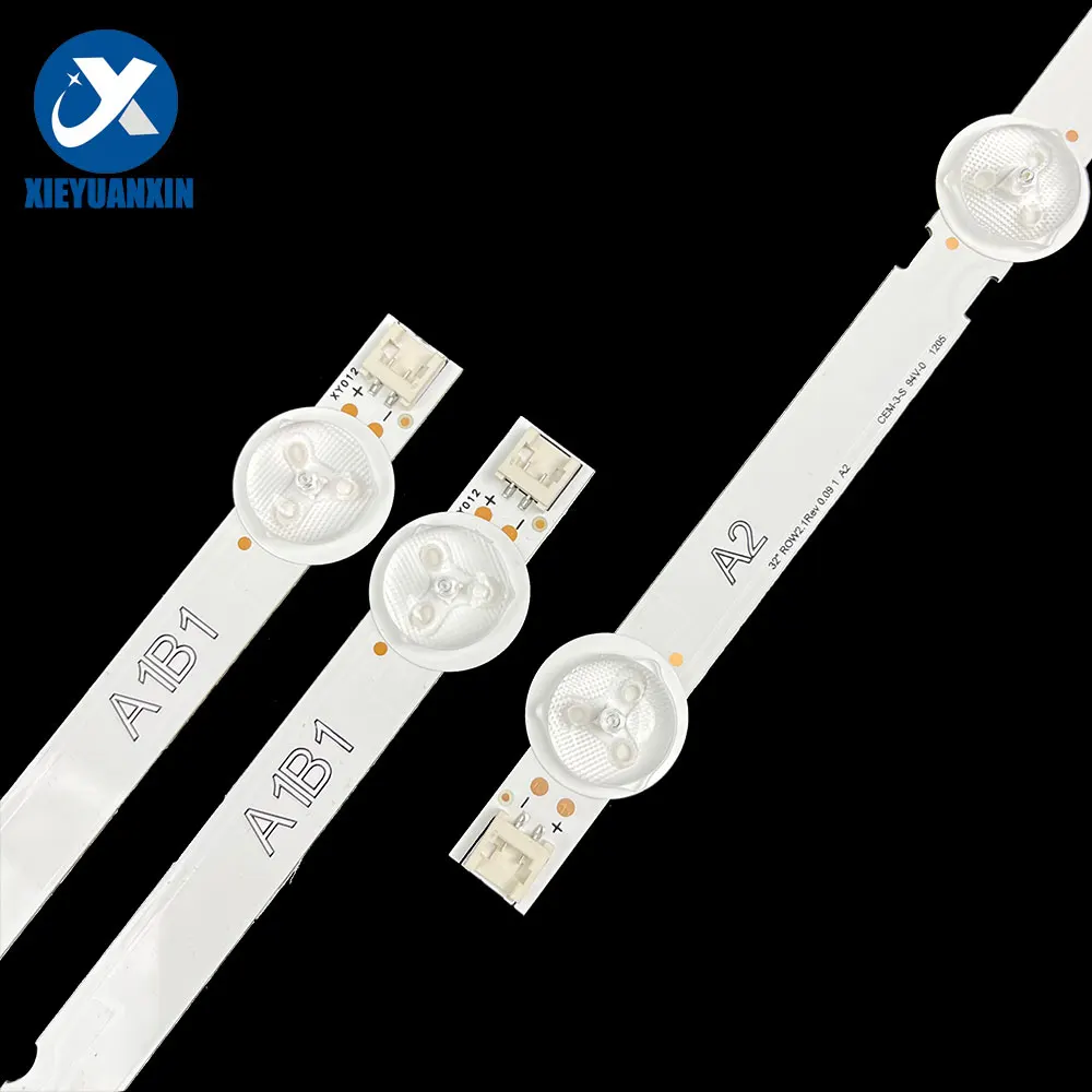 3Pcs/set 32LN 630mm LED Backlight Strip for LIG 32\'\' 7+8LED 3V 1W 32LN520B 32LN536B 32LN5400 32LN5404 32LN5405 32LN5405P 32LN540